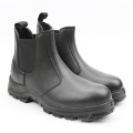 black leather cold resistant electrical insulation steel toe cap zip-up abrasion resistant waterproof work safety boots